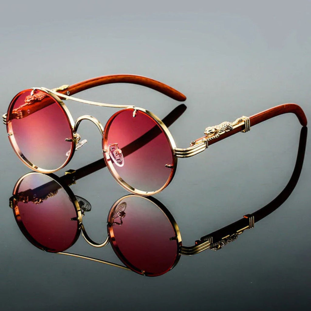 Panthera Onca Vintage-Inspired Sunglasses