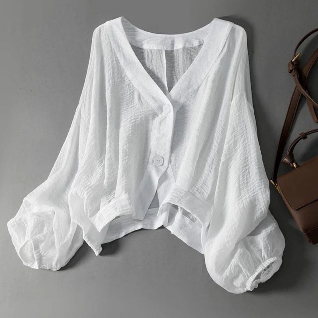 Ella Relaxed Linen Blouse
