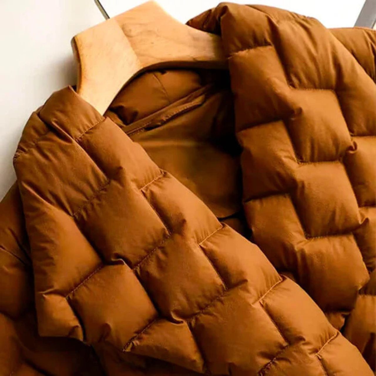 Isabella Belted Quilted Down Coat