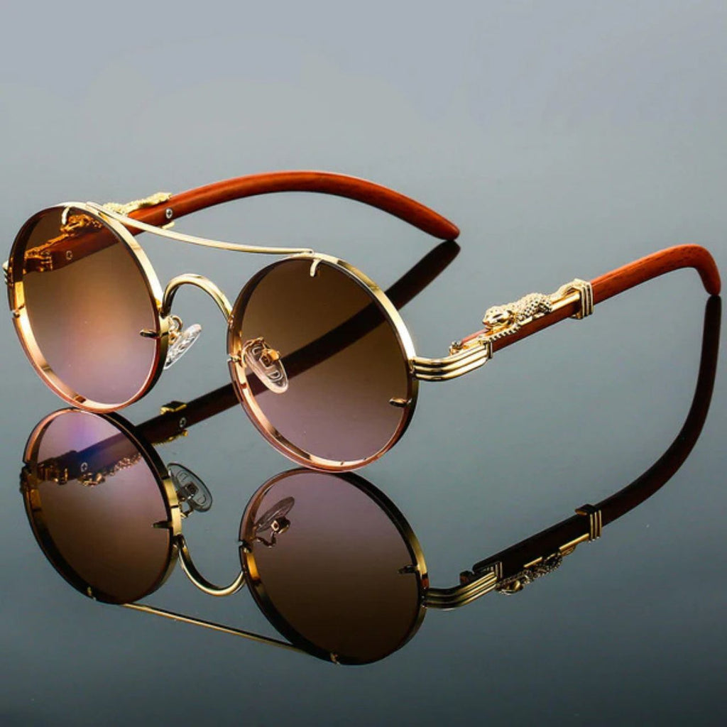Panthera Onca Vintage-Inspired Sunglasses