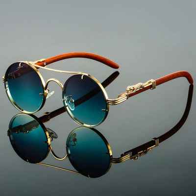 Panthera Onca Vintage-Inspired Sunglasses