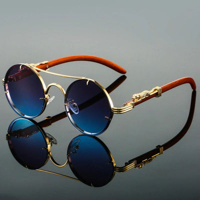 Panthera Onca Vintage-Inspired Sunglasses