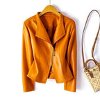 Hellena Vegan Leather Moto Jacket